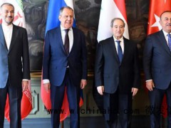 俄叙土伊外长举行四方会谈，就土叙关系正常化、叙利亚局势等问题交换意见