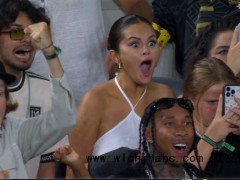 明星小李子现场观战梅西 哈里王子小李子领衔39人观影团,傻脸娜抢镜