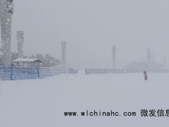 场面壮观!网友记录威海暴雪:仿佛置身北极冰川