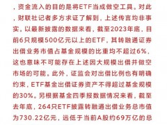 ETF基金被指通过转融通出借做空 求证:传言不实
