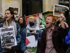 声援巴勒斯坦浪潮蔓延至法国高校 学生抗议警方清场行动