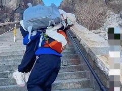 陪爬泰山年入30万小伙已考虑转型 膝盖损伤成隐忧[推荐]