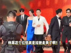杨幂挽着刘德华疑似林萧上身 杨幂红毯秒变迷妹！