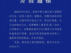 南昌景区持剪刀伤人男子有精神病史 警方已刑事拘留嫌疑人[推荐]