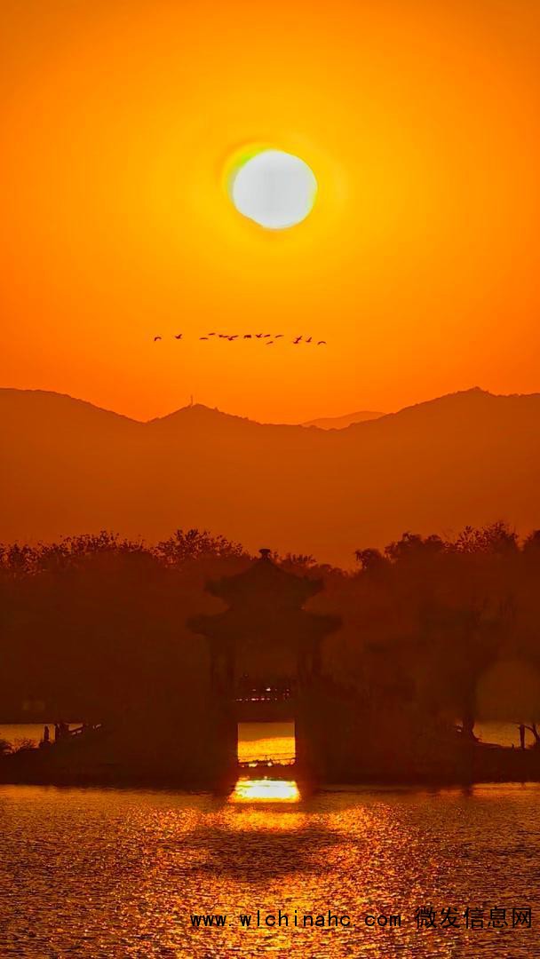 落日熔金余霞成绮！北京现绝美晚霞