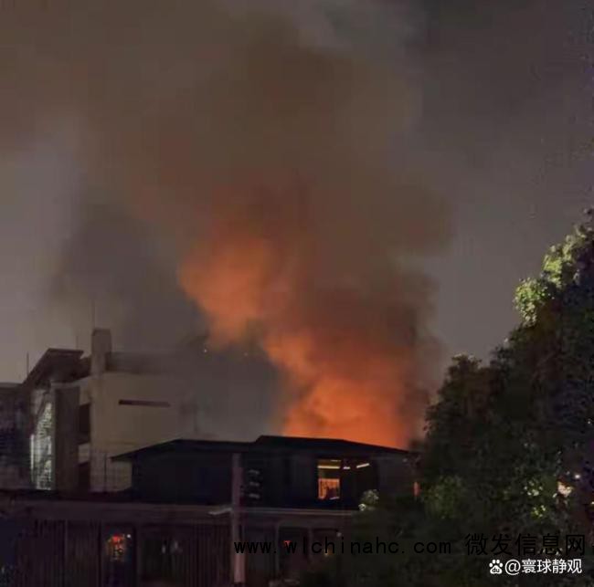 日本京都著名景点突发火灾