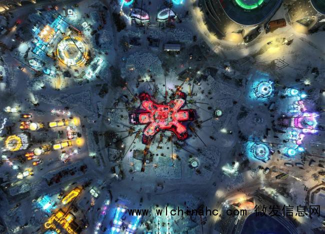 哈尔滨冰雪大世界火热建设中 规模创历届之最