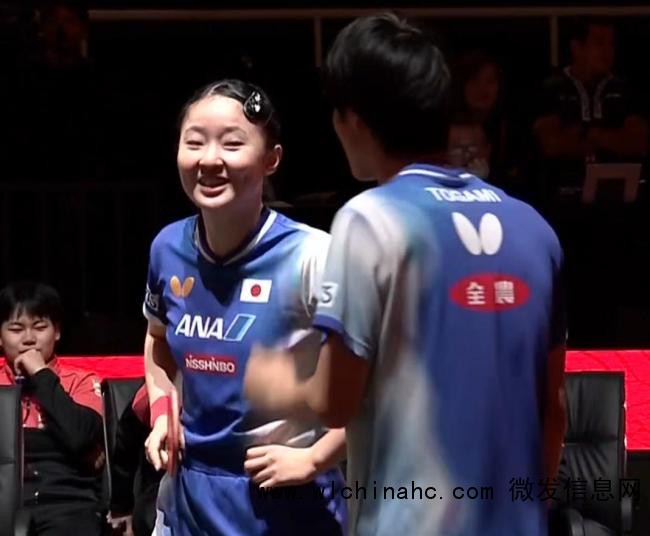 王楚钦孙颖莎3-0张本美和户上隼辅 国乒混双开门红