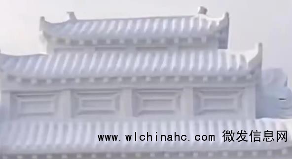 长白山巨型雪雕&ldquo;云顶天宫&rdquo;收工