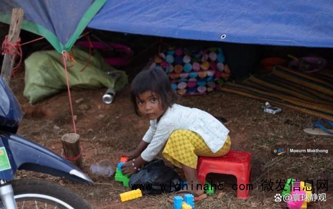 柬首相夫人哽咽称只愿国家重回和平 边境冲突致民众流离失所