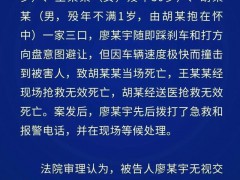 廖某宇被判死刑缓期二年执行 危险驾驶致三死[推荐]