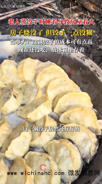蒸饺子烧光房子 饺子一点没糊