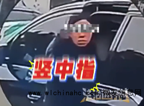 交警回应女子违停竖中指被撞 网友：无人同情